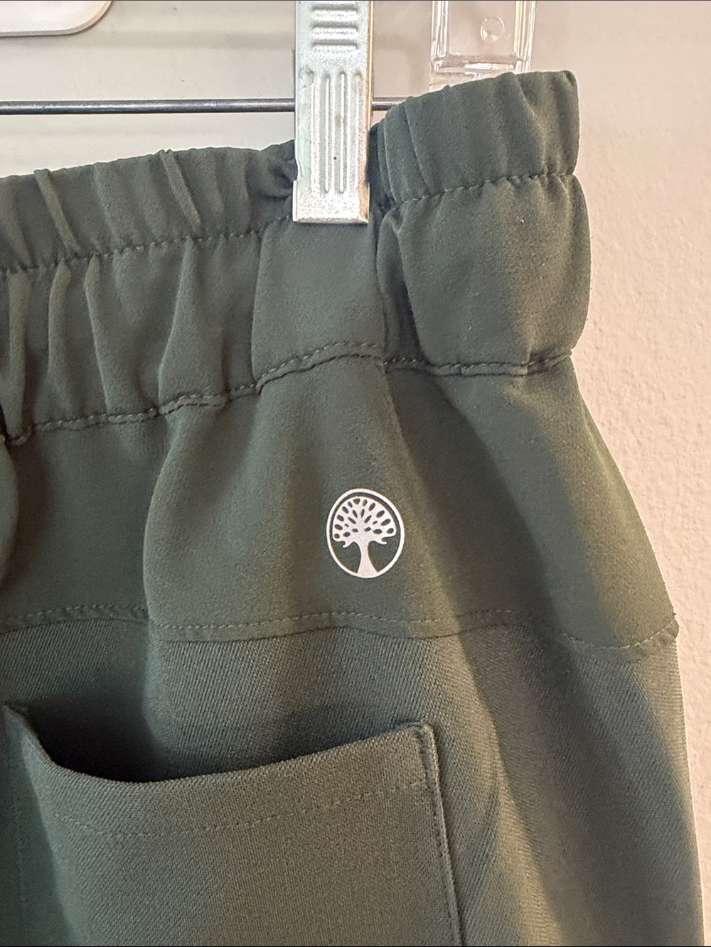 healing hands Olive Drawstring Cargo Joggers - Picture 9 of 10